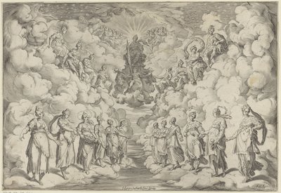 Harmoni av kulene av Agostino Carracci