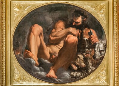 Pluto av Agostino Carracci
