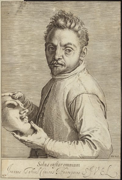 Portrett av Giovanni Gabrielli av Agostino Carracci