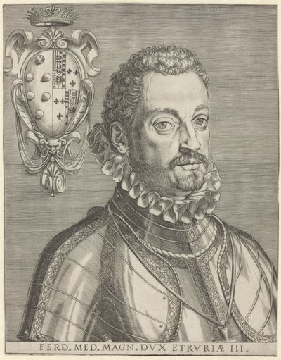 Portrett av Ferdinando de' Medici av Agostino Carracci