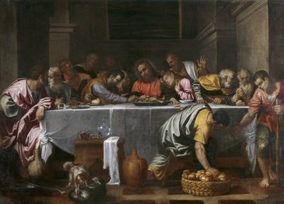 Det siste måltid av Agostino Carracci