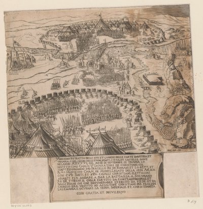 Beleiring av Wien av osmanerne av Agostino Veneziano