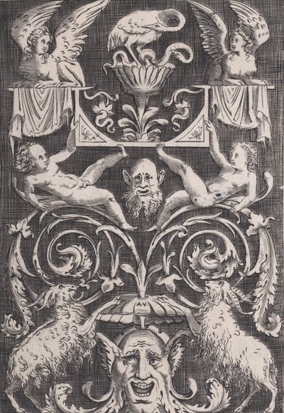 Ornamental Panel, ca. 1514-36. av Agostino Veneziano