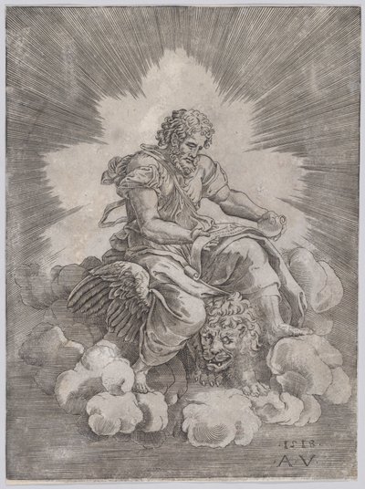 Markus, datert 1518. av Agostino Veneziano