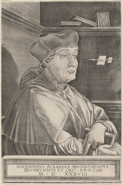Hieronymus Alexander, erkebiskop av Brindisi av Agostino dei Musi