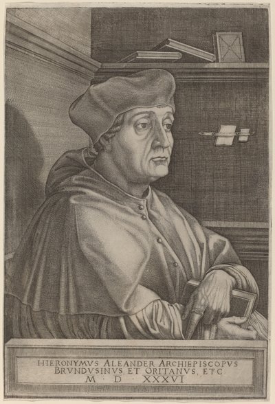 Hieronymus Alexander, erkebiskop av Brindisi av Agostino dei Musi