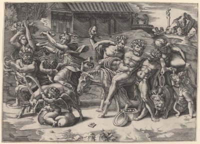 Silenus-marsjen av Agostino dei Musi