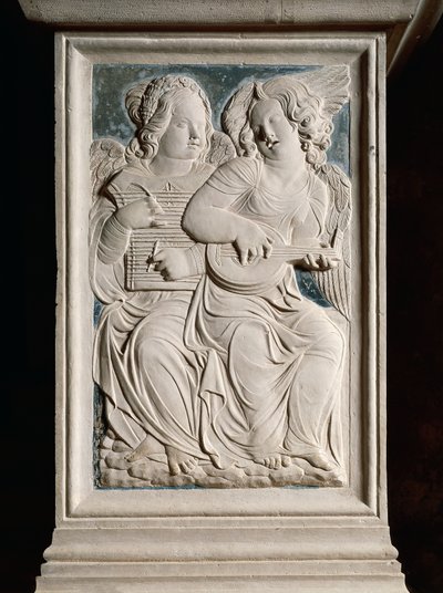 Musikalske engler av Agostino di Duccio