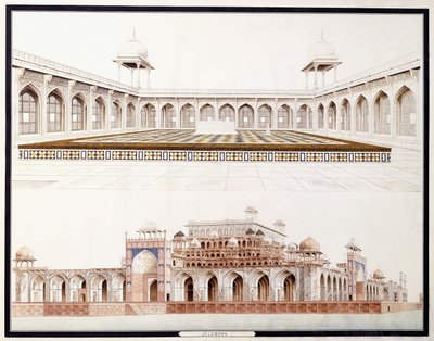 Secundra, ca. 1815 av Agra School