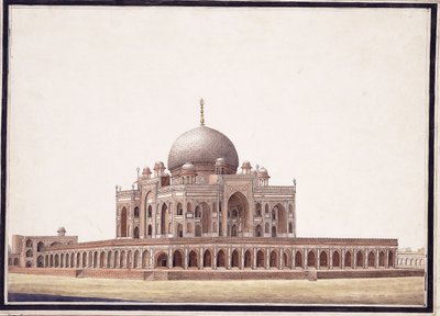 Graven til Humayun, ca. 1820 av Agra School