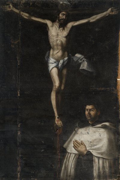 Korsfestet med Johannes av korset av Agustín del Castillo