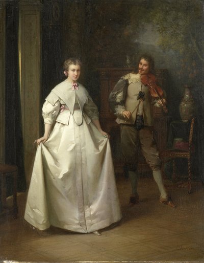 Dansen av Aimé-Gabriel-Adolphe Bourgoin