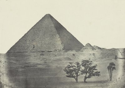 Pyramid of Cheops, Midt-Egypt, 184951, trykt 1852. av Aimé Rochas