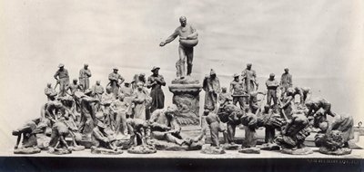 Monument til arbeiderne (S/H-bilde av Aime Jules Dalou