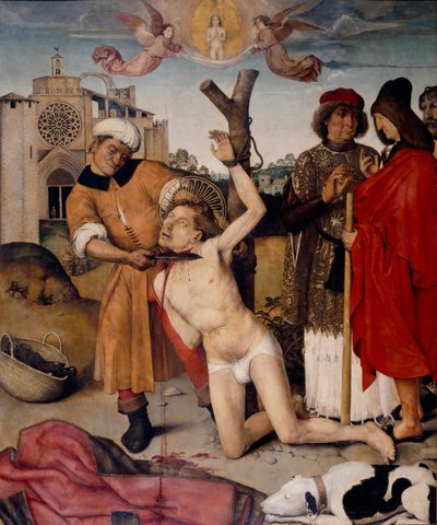 Martyrdommen til Saint Cucuphas av Aine Bru