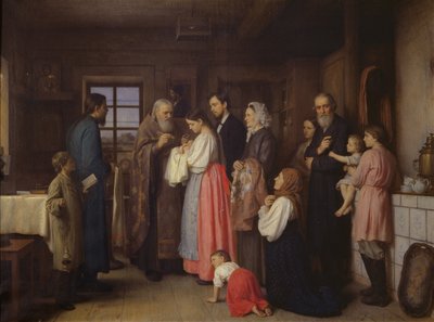 Dåpen, 1873 av Akim Egorovich Karneev