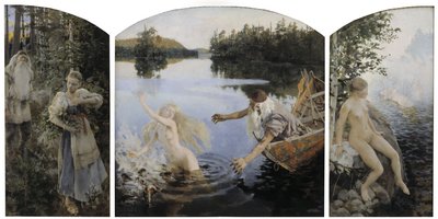 Aino Myth, Triptych av Akseli Gallen-Kallela