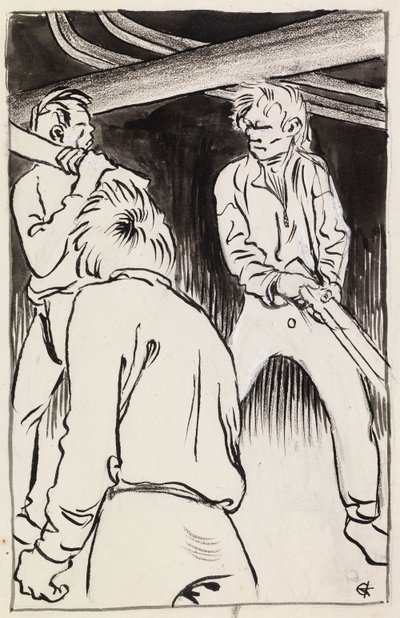 En mot alle og alle mot en av Akseli Gallen-Kallela