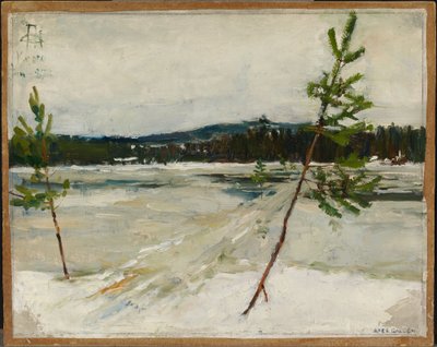Sti på isen av Akseli Gallen-Kallela