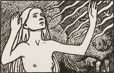 Bedende pike av Akseli Gallen-Kallela