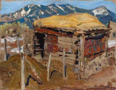 Skur i Taos-fjellene av Akseli Gallen-Kallela