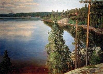 Landskap i Ruovesi av Akseli Valdemar Gallen Kallela