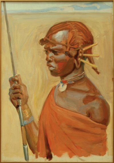 Portrett av Goia Gidogo av Akseli Valdemar Gallen-Kallela