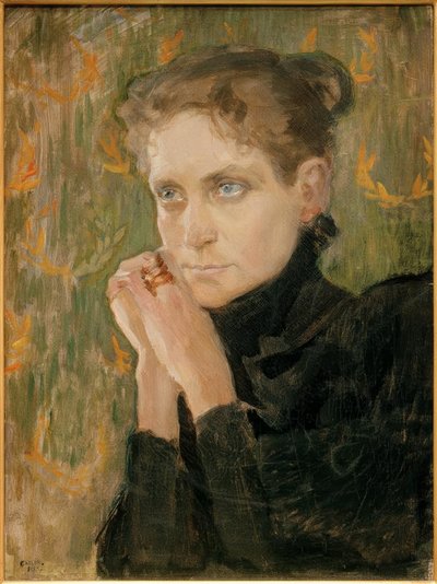 Portrett av skuespillerinnen Ida Aalberg av Akseli Valdemar Gallen Kallela