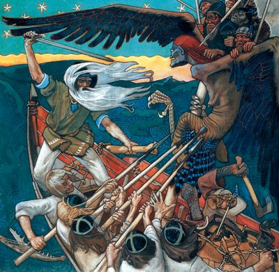The Defense of the Sampo, 1896 (tempera på lerret) av Akseli Valdemar Gallen Kallela