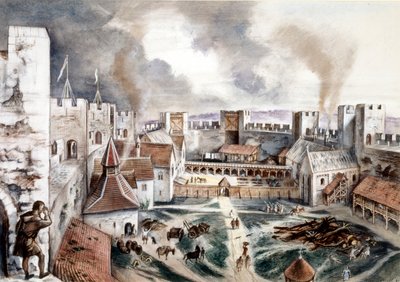 Framlingham Castle, 1200-tallet, ca 1960-tallet av Alan Ernest Sorrell