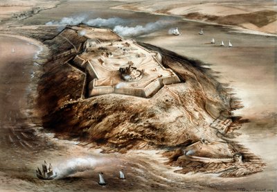 Pendennis slott, 1500-tallet, ca 1960-tallet av Alan Ernest Sorrell