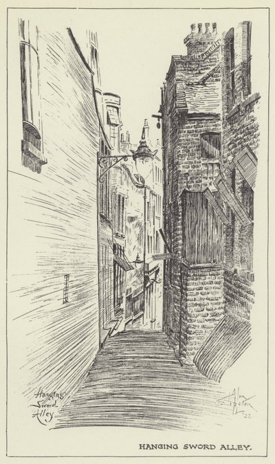 Hengende Sword Alley av Alan Stapleton