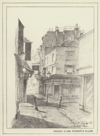 Kingley Street og Fouberts Place av Alan Stapleton