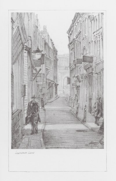 London Lanes: Lawrence Lane (lito) av Alan Stapleton