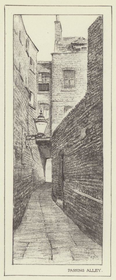 Passerer Alley av Alan Stapleton