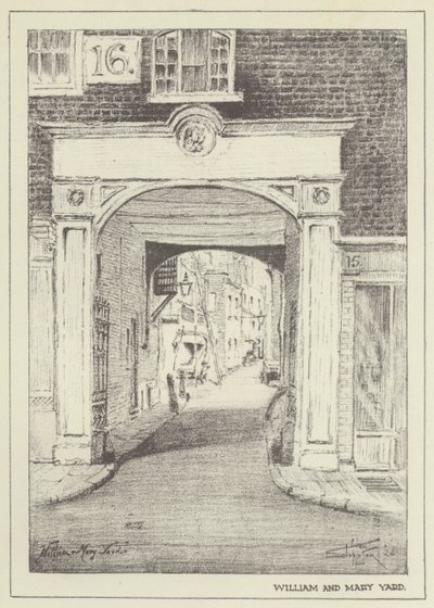 William og Mary Yard av Alan Stapleton