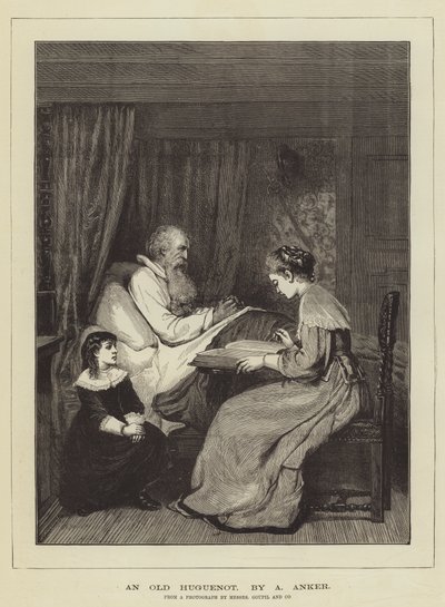 En gammel Huguenot av Albert Anker