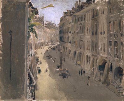 Justice Alley i Bern, ca. 1880-90 av Albert Anker