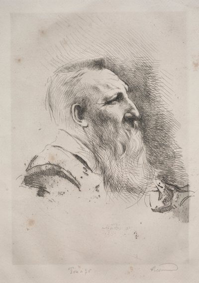 Auguste Rodin, 1900. av Paul Albert Besnard