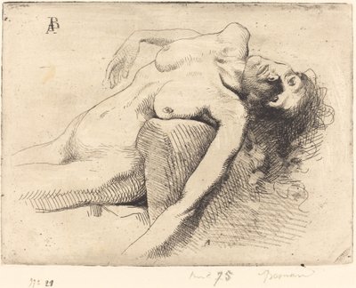 Døende kvinne av Albert Besnard