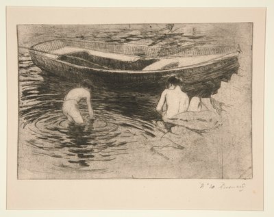 Svømming? Talloires (bading i Talloires) av Albert Besnard