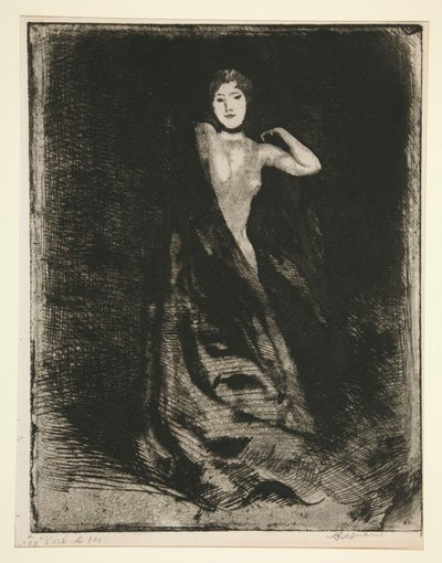 The Woman (Frontispice) av Albert Besnard