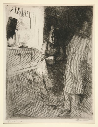 La Prostitution (prostitusjon) av Albert Besnard