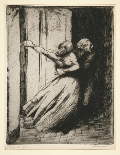 Voldtekt (voldtekt) av Albert Besnard