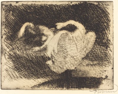 Leda sover av Albert Besnard
