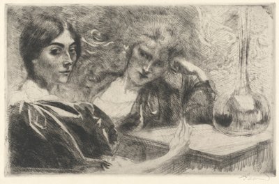 Morfinavhengige (morfinomaner) av Albert Besnard