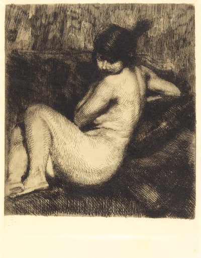 Den fjærkledde turbanen av Albert Besnard