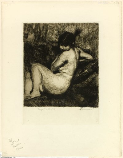 Plumed Turban av Albert Besnard
