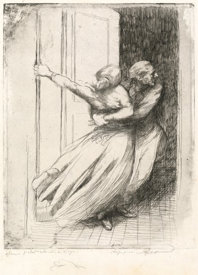 Voldtekten (Le Viol) av Albert Besnard