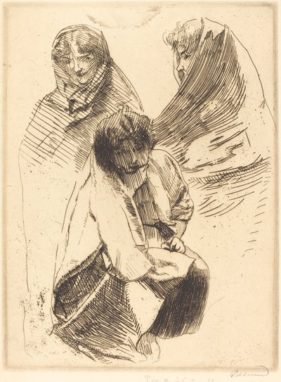 Tre tilslørte kvinner av Albert Besnard
